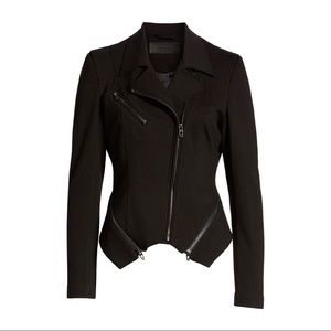 Blank NYC Black Zipper Biker Style Jacket